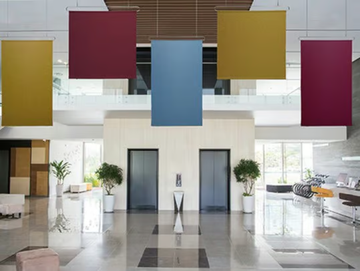 CLASP CEILING - Fabric hanging acoustic panel by Caimi Brevetti - view 2